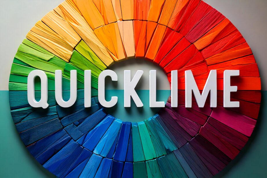 A minimalist color wheel with segmented colors to show emotional associations, symbolizing the psychology of color in branding.